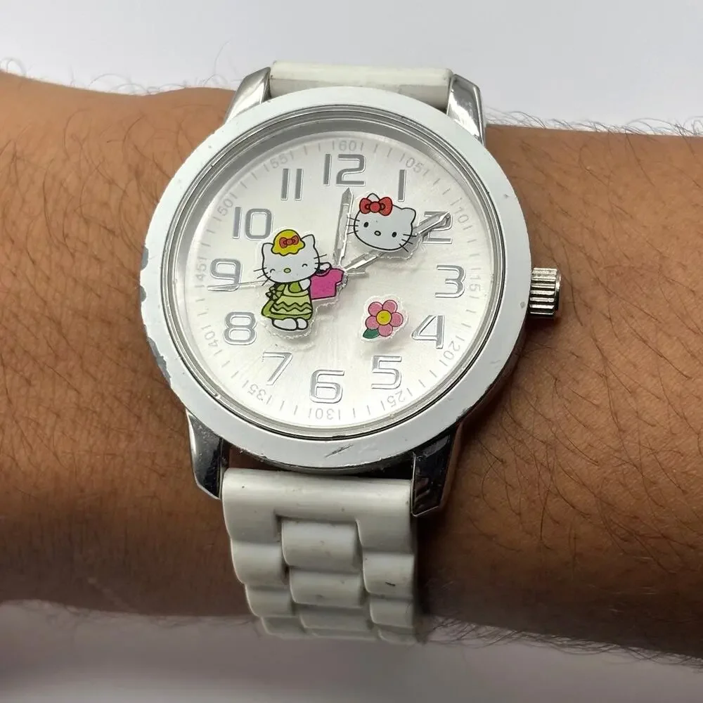Retro White Men's Watch